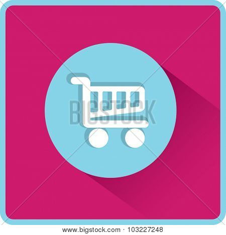 Flat Vector Cart Icon