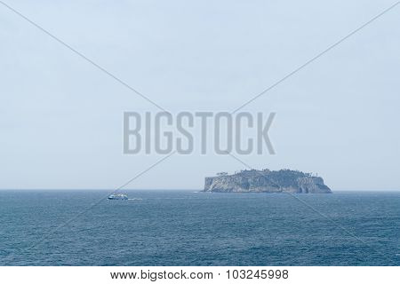 Jeju-do, Korea - April 12, 2015: Beom Island In Jeju, Korea.