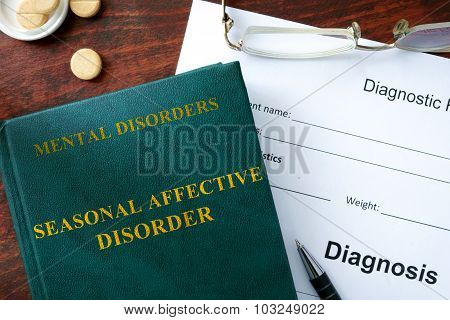 Seasonal affective disorder concept.