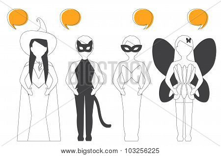 Halloween Characters.