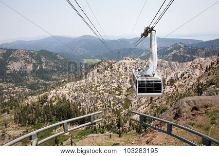 Dramatic View Of Hanging Gondola