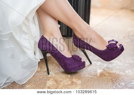 Purple Wedding Shoes