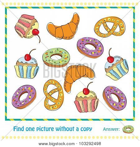 Vector Illustration - Educational Game for Children