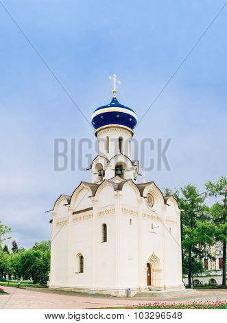 Church in honor of the Descent of the Holy Spirit in Sergiev Posad, Russia.