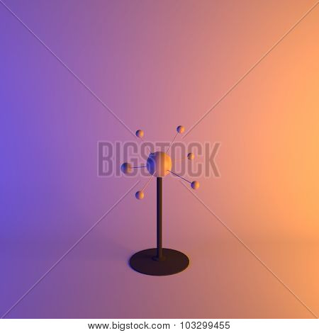 Home decoration abstract planetarium