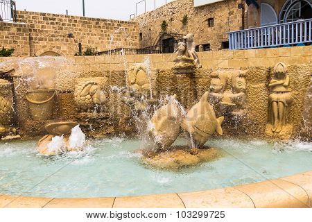 Fountain Of Zodiac Signs Jaffa, Tel Aviv Israel