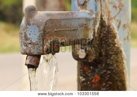Old Water Pump Tap
