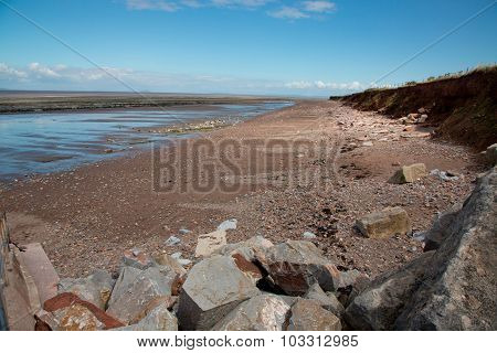 Doniford Beach,  Exmoor, Uk