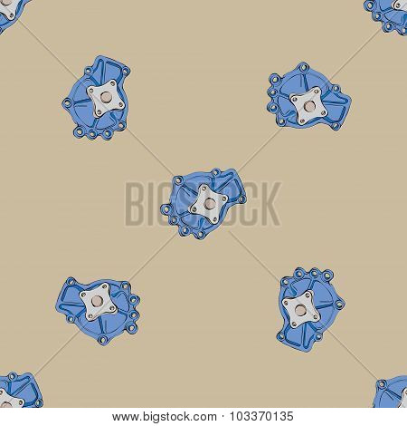 Pattern of spare part water pump