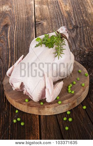 Raw Whole Chicken.