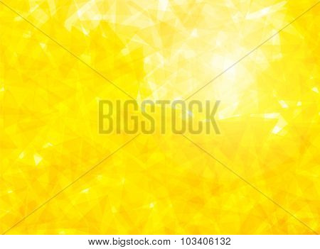 Yellow Triangular Background
