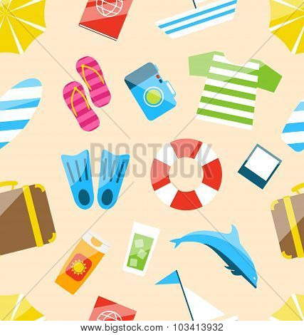 Beach Seamless Wallpaper
