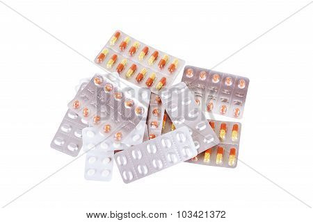 Medicines Isolated On White