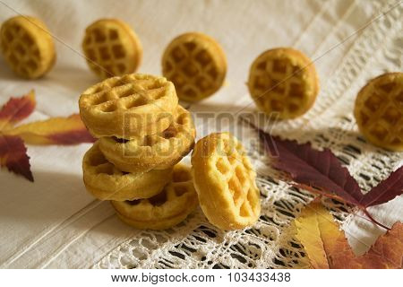 Butter cookies fluted