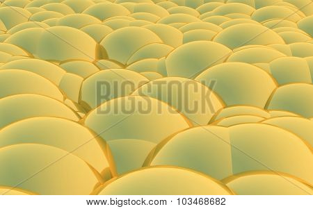 3D Spheres Crossover Gold