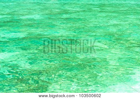Green Sea Water