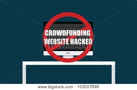 crowdfunding website hacked