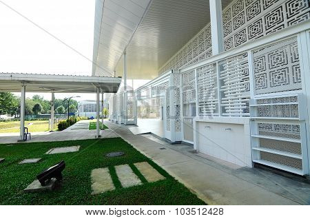 Entrance of Ara Damansara Mosque in Selangor, Malaysia