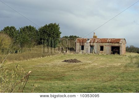 Derelict salmon fisherman's shelter, Scotland