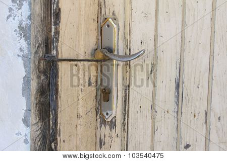 The Part Of Old Wooden House
