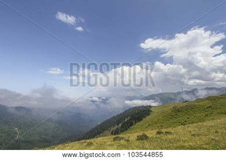 The Blacksea Mountains In Turkey