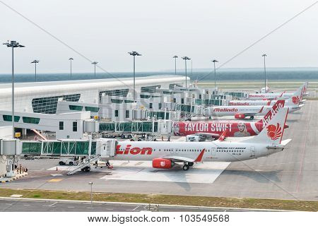 Low-cost Airplanes In International Airport