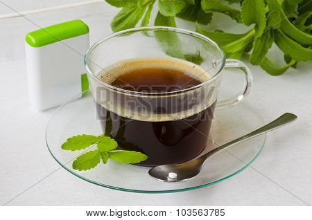 Stevia Pills. Natural Sweetener.