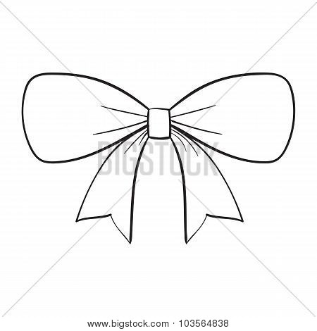 sketch bow