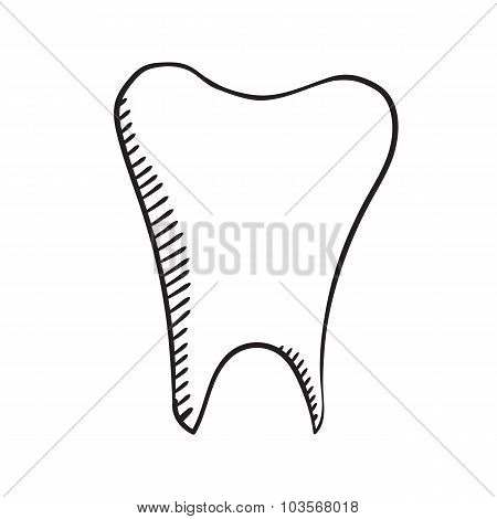 sketch tooth