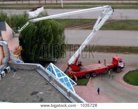 Vrachtwagen Crane