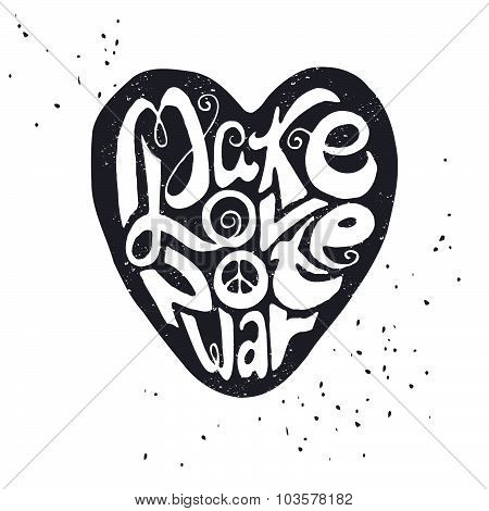 Hand drawn typography poster
