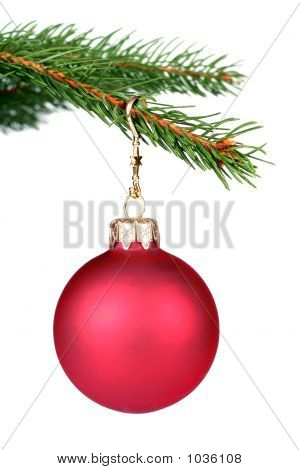 Decorazione di Natale appeso su un albero