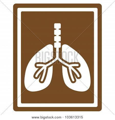 Lungs X-Ray Photo Icon