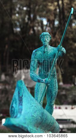 Charon - The Carrier Of Souls Of The Dead (fragment Of Statue)