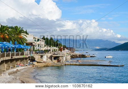 Quay In Herceg Novi, Montenegro