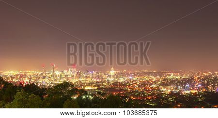 View of Brisbane City from Mount Coot-tha