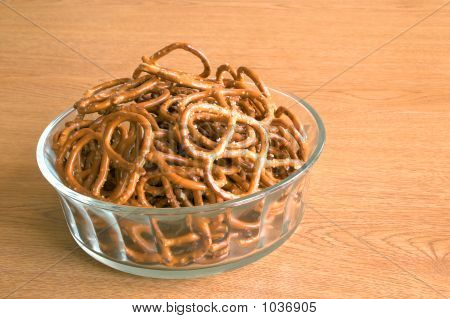 Bretzels dans un bol