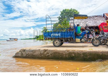 Rickshaw Near Iquitos, Peru