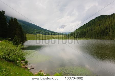 Cloudy Lake Panorama
