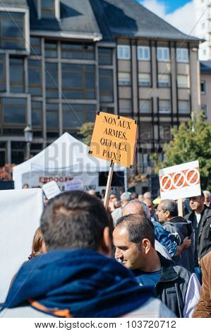Demonstrators Protesting Against Turkish President Erdogan Policy