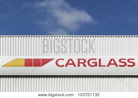Carglass logo on a facade