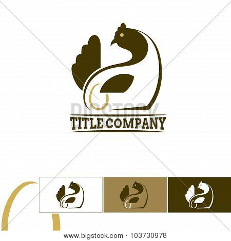 Chicken Emblem - Logo For Chicken Farm Or Market