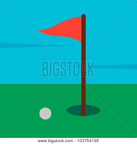Golf Field Icon