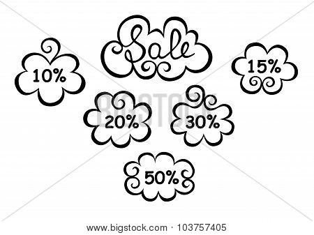 Text Sale In Decorative Elements