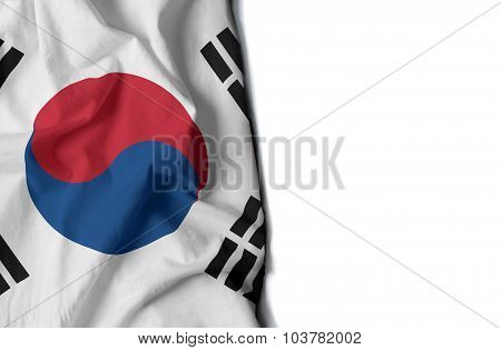 Waving Flag Of South Korea, Asian
