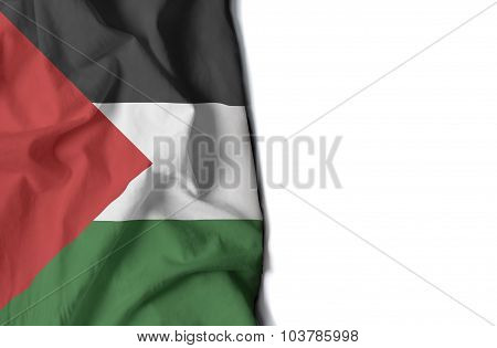 Waving Flag Of Palestine, Middle East