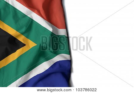 Waving Flag Of South Africa