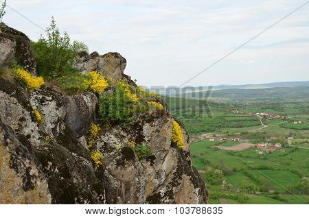 Volcanic Rocks Above Village