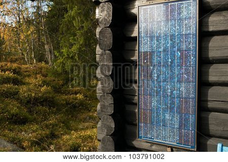 Solarpower. Simpel model often used in recreational places