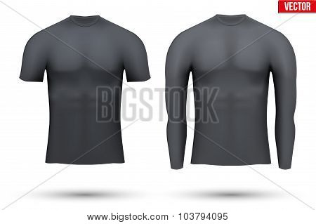 Thermal underwear layer compression shirt